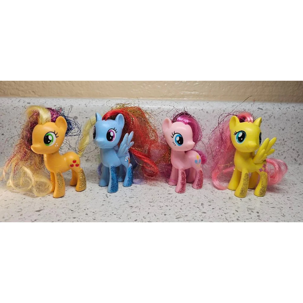 My Little Pony Glitter Leg Figures Lot – Set of 5 – Hasbro